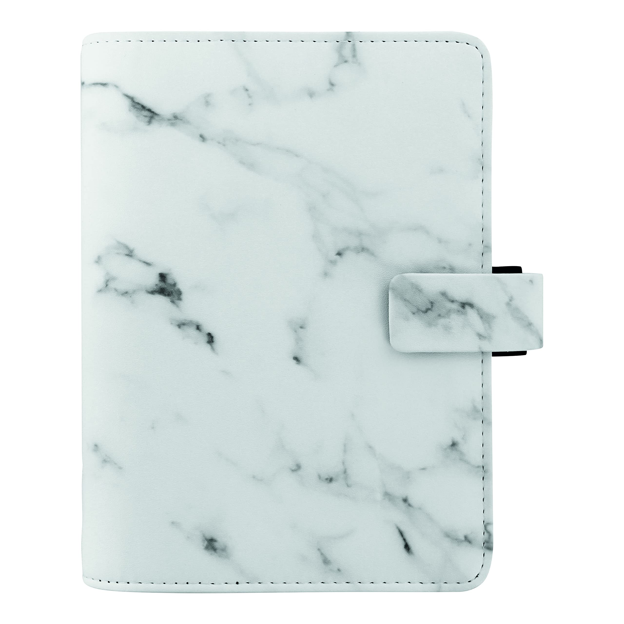 Filofax Architexture Organizer, persönliche Größe, Marmor – Marmor, Lederoptik, sechs Ringe, Wochenansicht, Kalender 2022 (C028701-22)