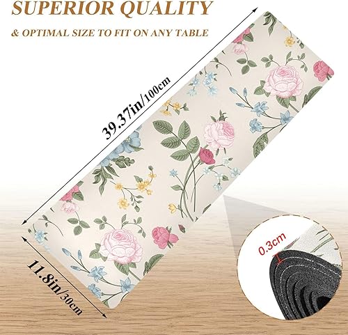 Miniatura 2 de Salvamanteles cuadrados modernos de flores coloridas para platos calientes, tapetes plegables resistentes al calor para encimera y almohadilla