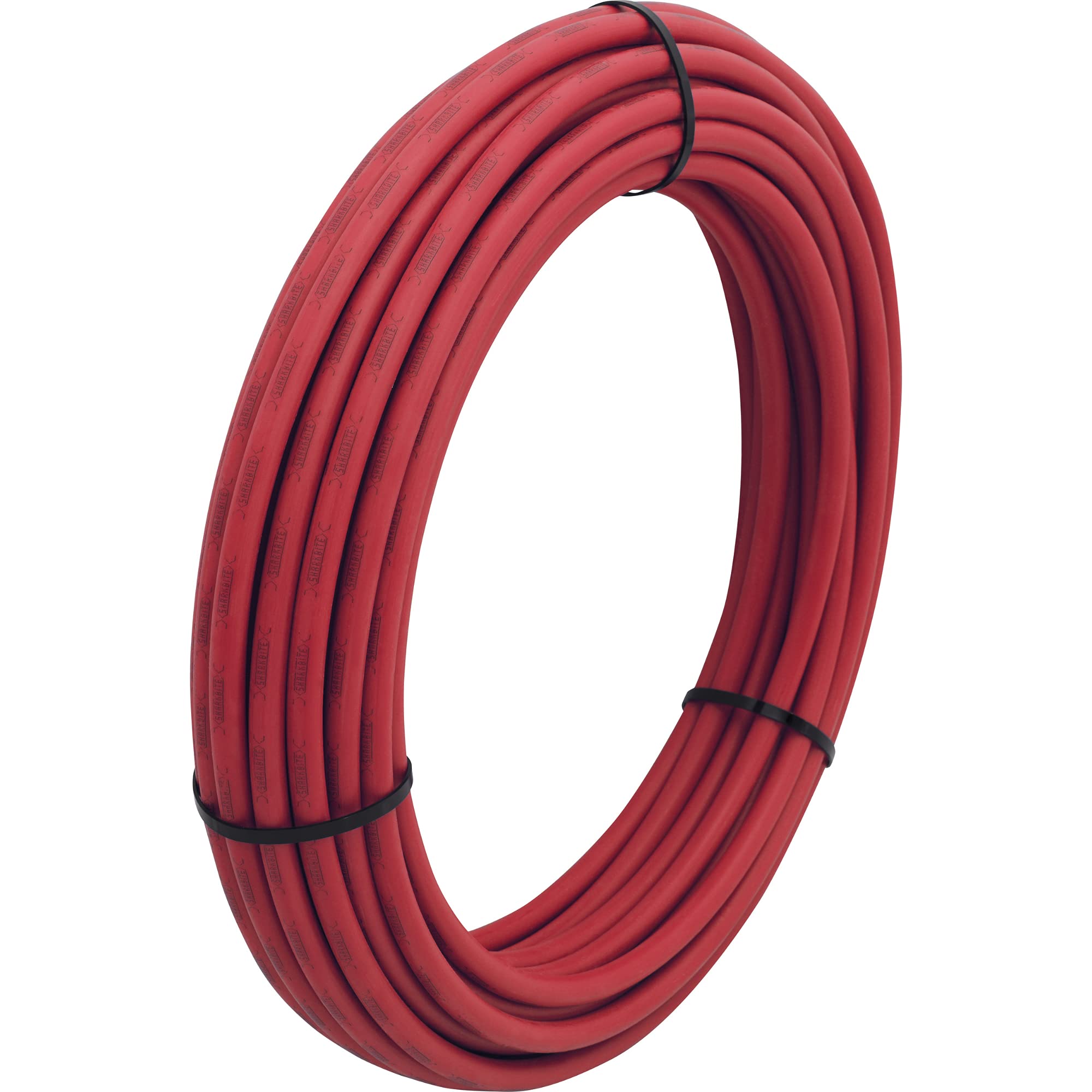 SharkBite U860R100 PEX Pipe 1/2 Inch, Red, Flexible Water Pipe Tubing