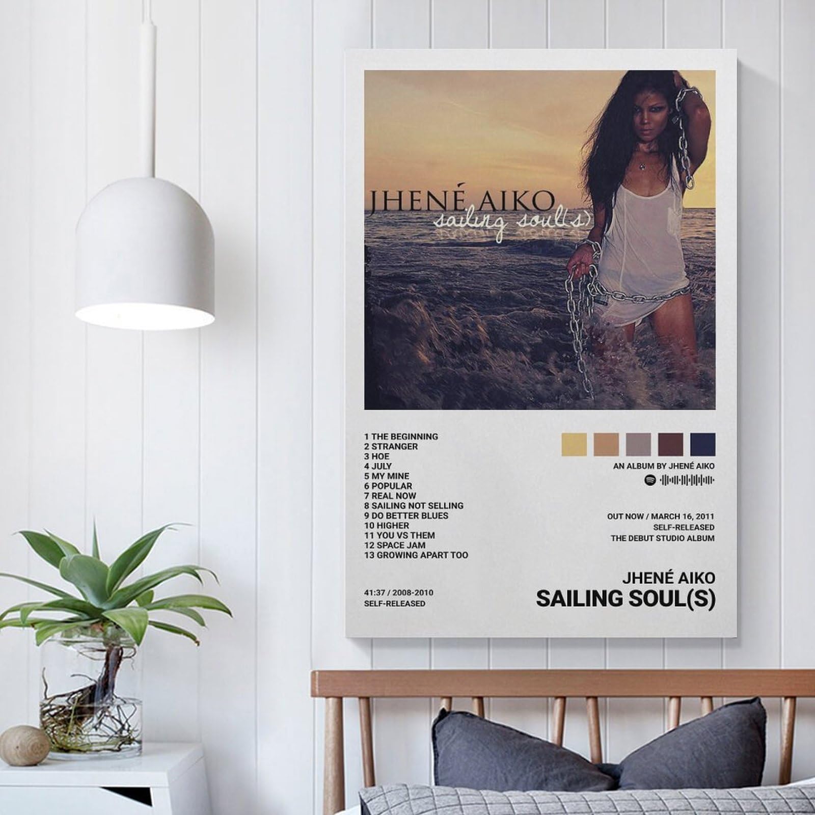 Amazon.com: DTSJNS Jhene Aiko Sailing Soul(s) Canvas Poster