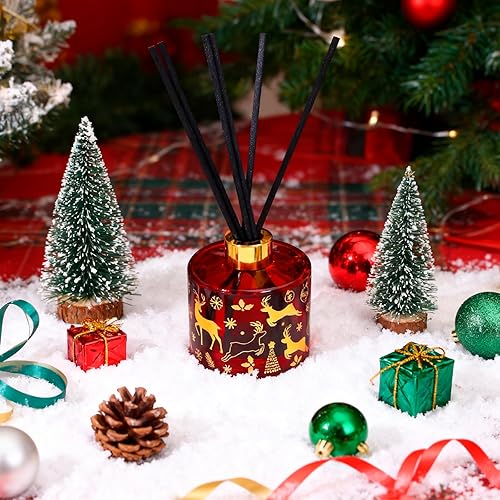 Miniatura 9 de Juego de difusor de varillas de jengibre, difusor de aceite navideño con varillas, difusor de varillas de fragancia para el hogar, decoración de