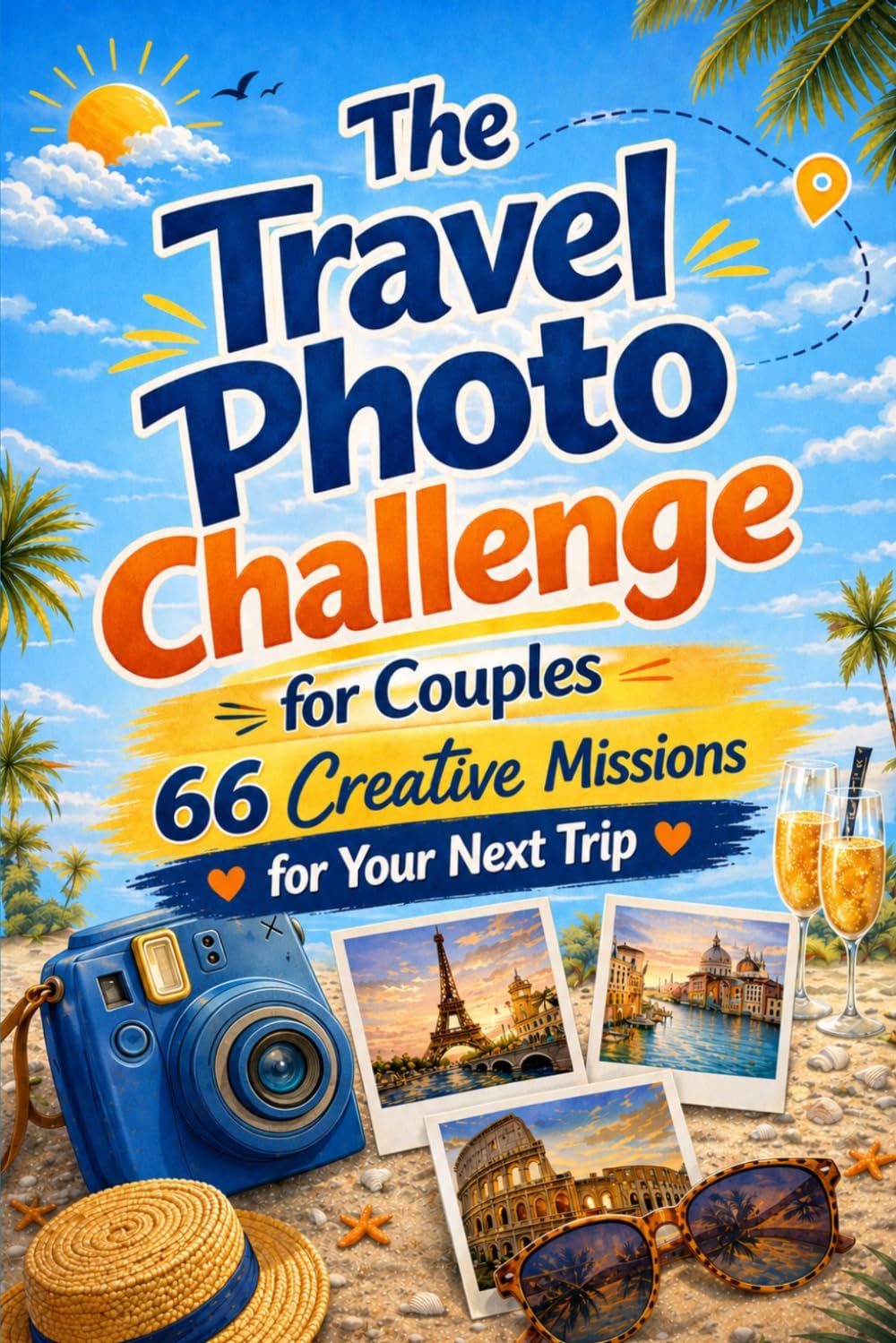The Travel Photo Challenge for Couples: 66 Creative Photo Missions for Your Next Trip | Fun Travel Gift for Couples