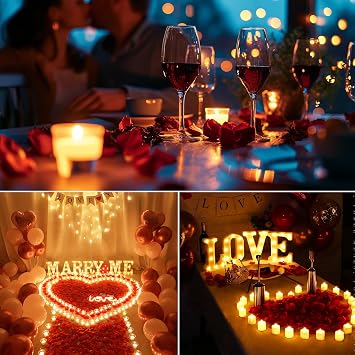 Rose Petals for Bedroom Red Rose Petals for Wedding Artificial Silk Rose Flowers for Confession, Anniversary, Birthday Decorations, Wedding with Hand Scattered Petals (1000, Dark red)