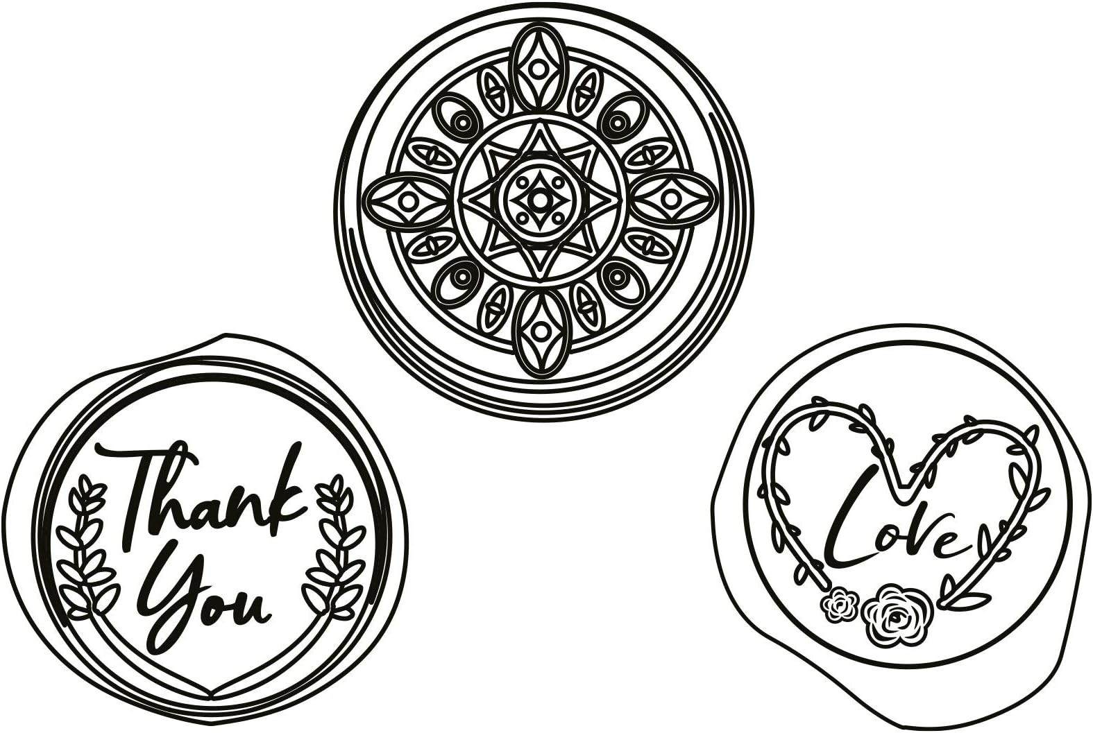 Sizzix 3-D Impresslits Embossing Folder Lace Border by Kath Breen, 665744, Wax Seals, One Size