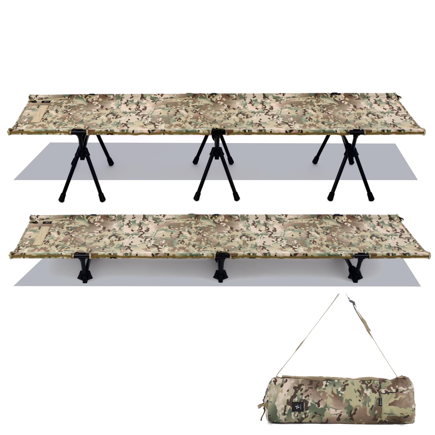 新品・未使用　 VENTLAX 2WAY タクティカルコット Amazon.co.jp: VENTLAX 2WAY タクティカルコット 1000D 軽量3kg 静音