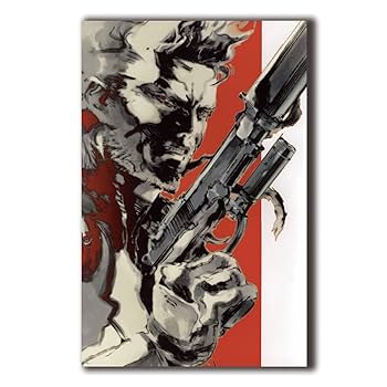 L GEAR SOLID 2 ポスター B3 Metal Gear Solid 2 Poster Snake Raiden KONAMI RGC Japan Game