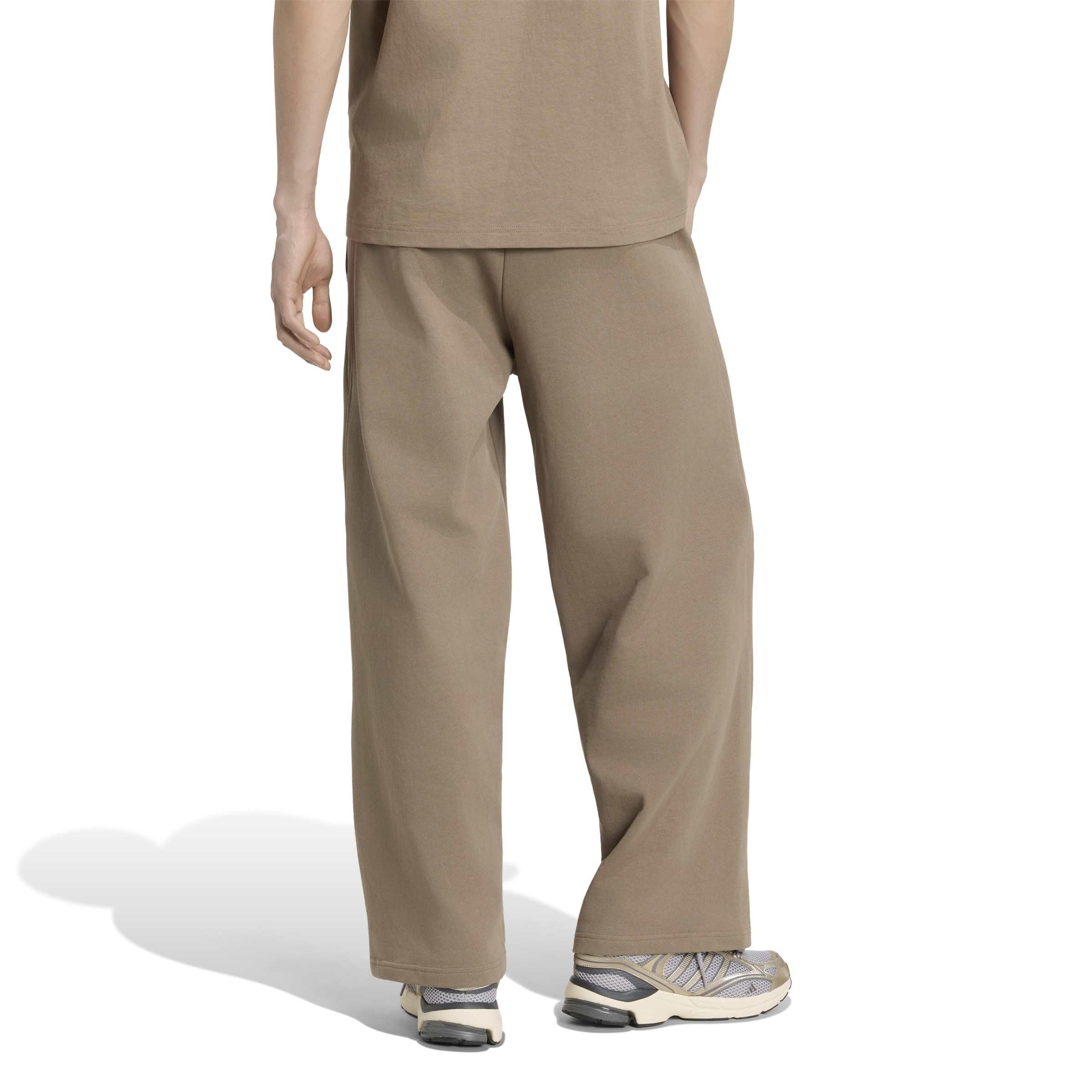 adidas Mezczyzni Adidas Kit Small Logo Wide Pants, Khaki Six, XXL