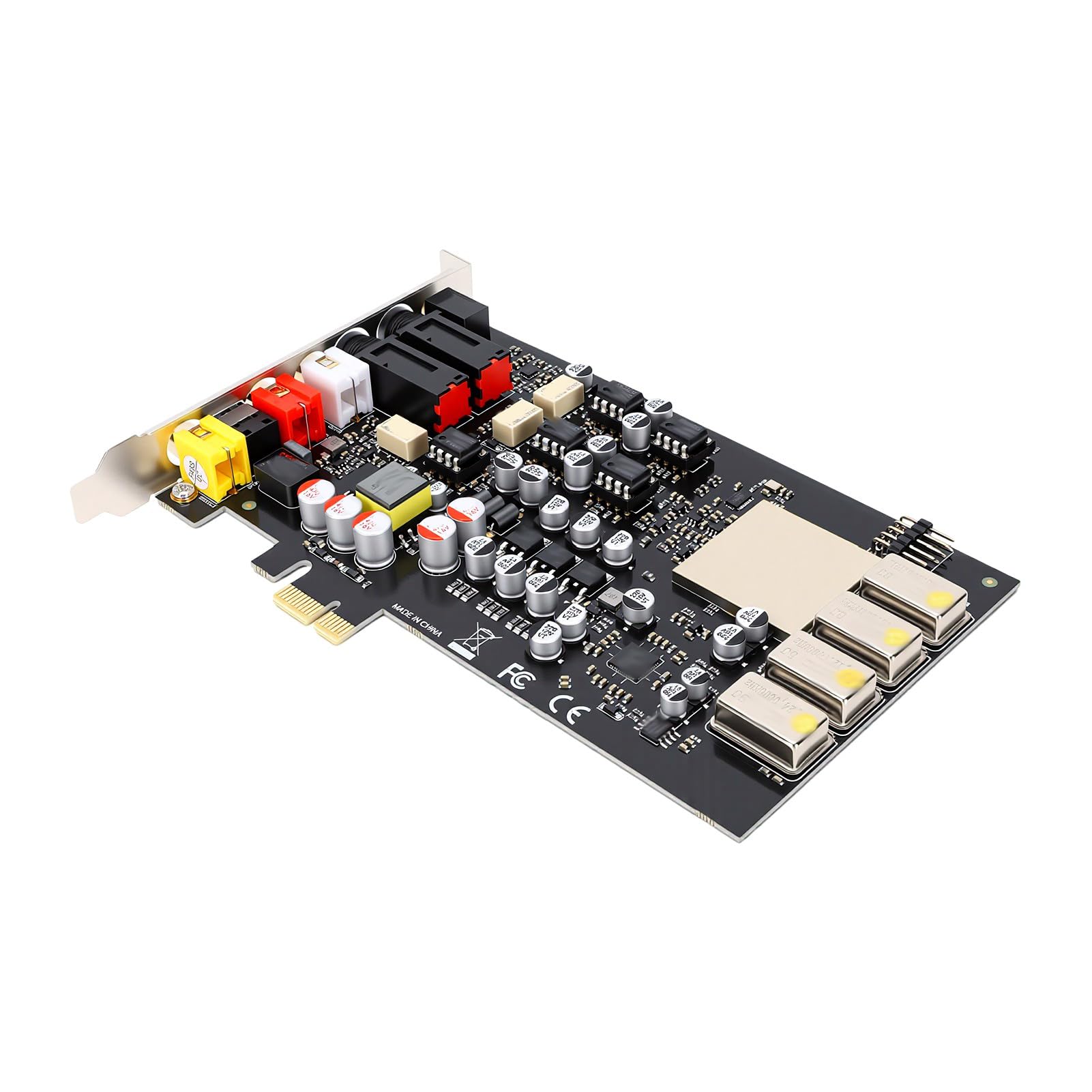 Scheda PCIe con Chip DAC ESS9038Q2M, per PC Gaming e Produzione Musicale