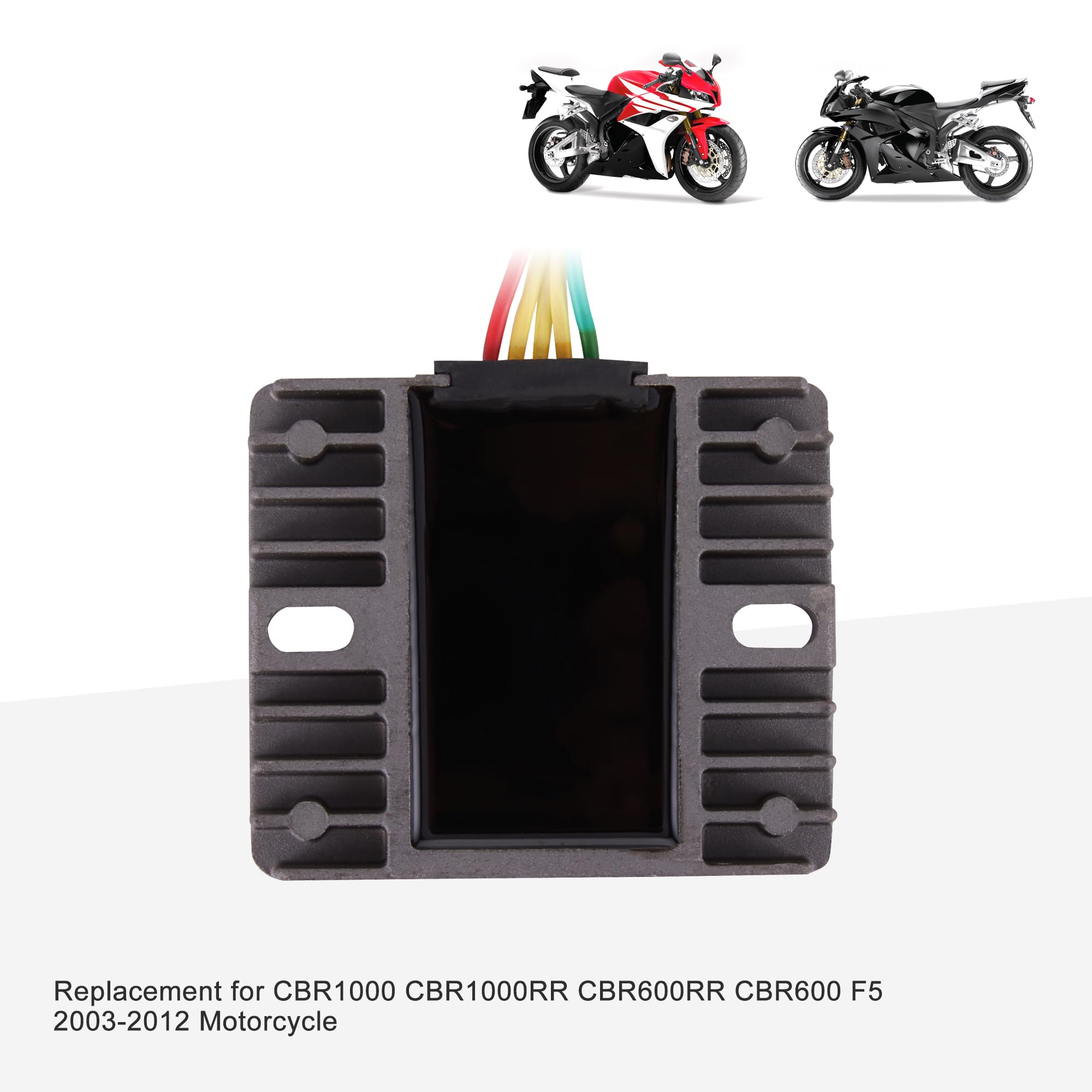 GOOFIT Regolatore Di Tensione Raddrizzatore Accessori Moto 12V Di Ricambio Per CBR 1000 2004-2007 CBR