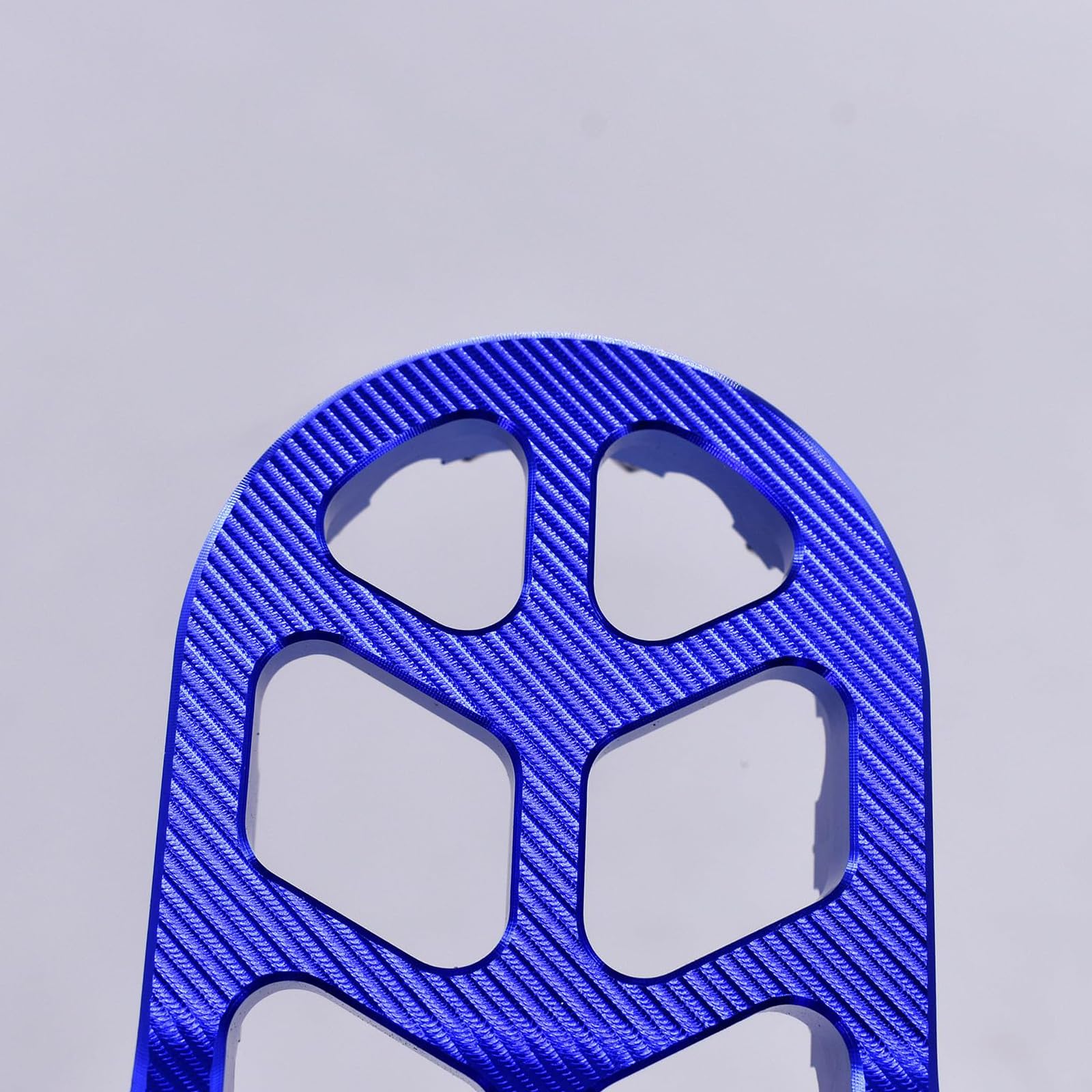 Podnóżki motocyklowe, aluminiowe, szerokie, kompatybilne z Sur Ron Light Bee X, S, XR50, CRF50, 50 cm³, 70 cm³, 110 cm³, niebieskie