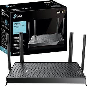 TP-Link WiFi 7 Archer BE3600 Router WiFi, BE3600Mbps Dual-Band, 2 Porte × 2,5 Gbps, 2×2 MU-MIMO, OFDMA, MLO, Compatibile con EasyMesh, HomeShield, VPN, non supporta xDSL