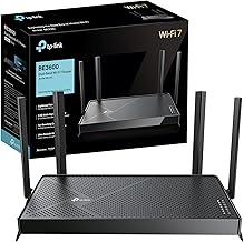 TP-Link WiFi 7 Archer BE3600 WiFi Router, BE3600Mbps Dual-Band, 2 Ports × 2.5Gbps, 2×2 MU-MIMO, OFDMA, MLO, Compatible with EasyMesh, HomeShield, VPN, Not Support xDSL