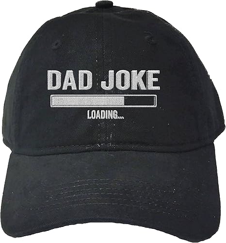 Go All Out Dad Joke Loading Idea Funny Dad Deluxe Dad Trucker Flatbill Gorra bordada de béisbol