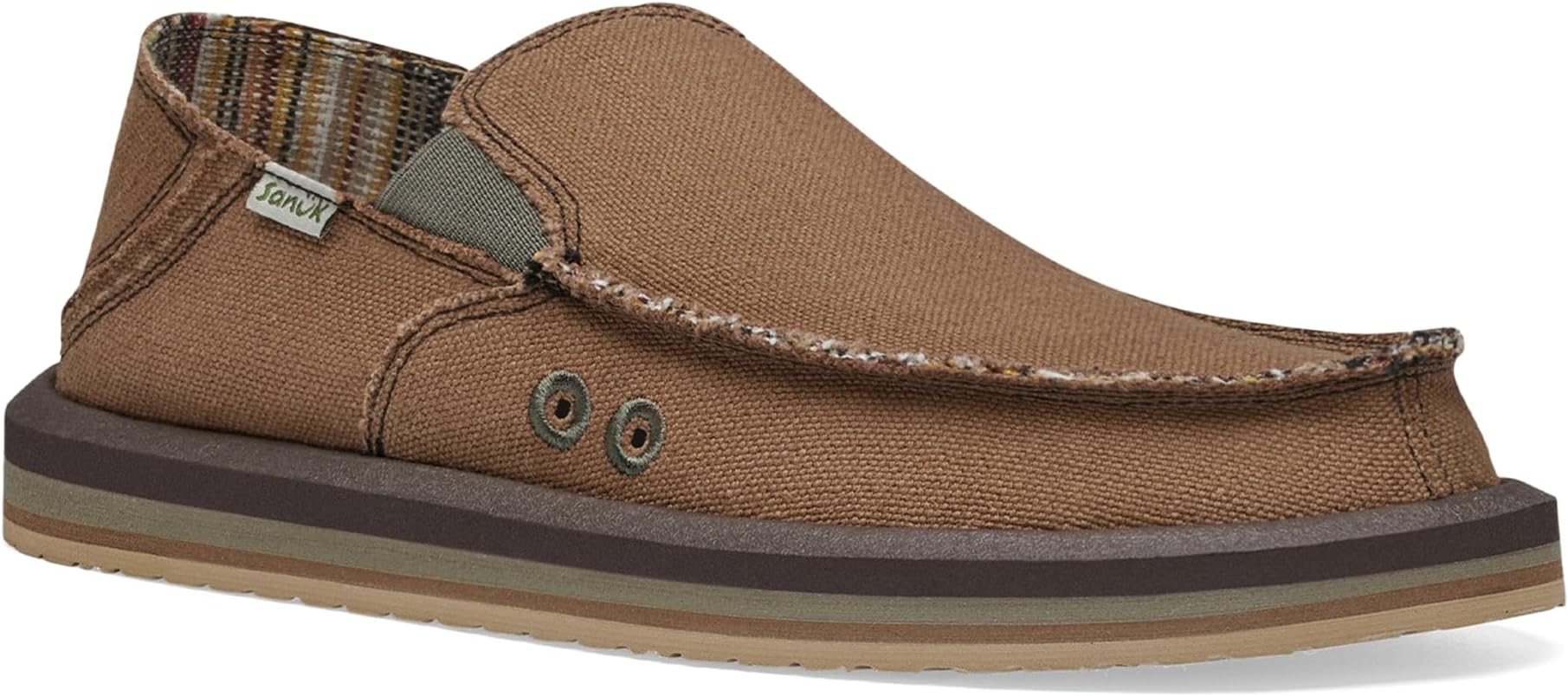 Sanuk Mens Hemp Sidewalk Surfer | High Rebound Comfort Footbed | Slip On Shoes for Men | Men's Slip-on Loafers