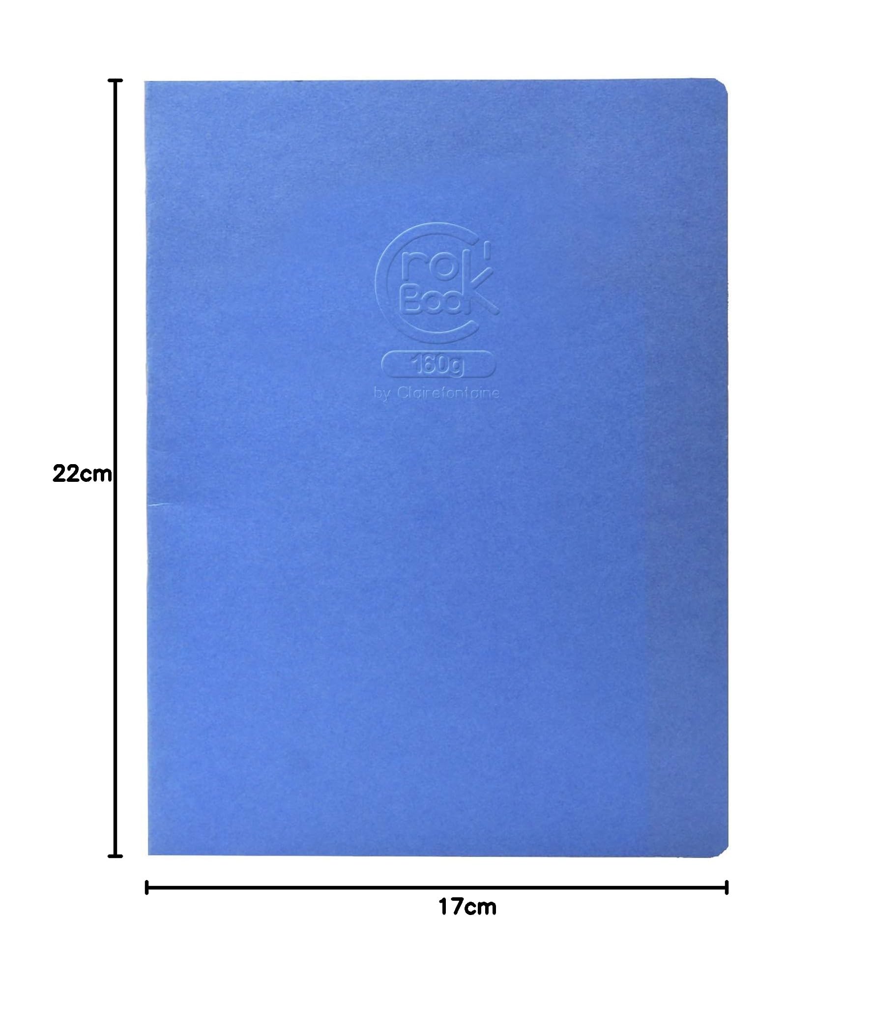 Clairefontaine 60338C zeszyty rysunkowe szyte Crok'Book x10 160 g