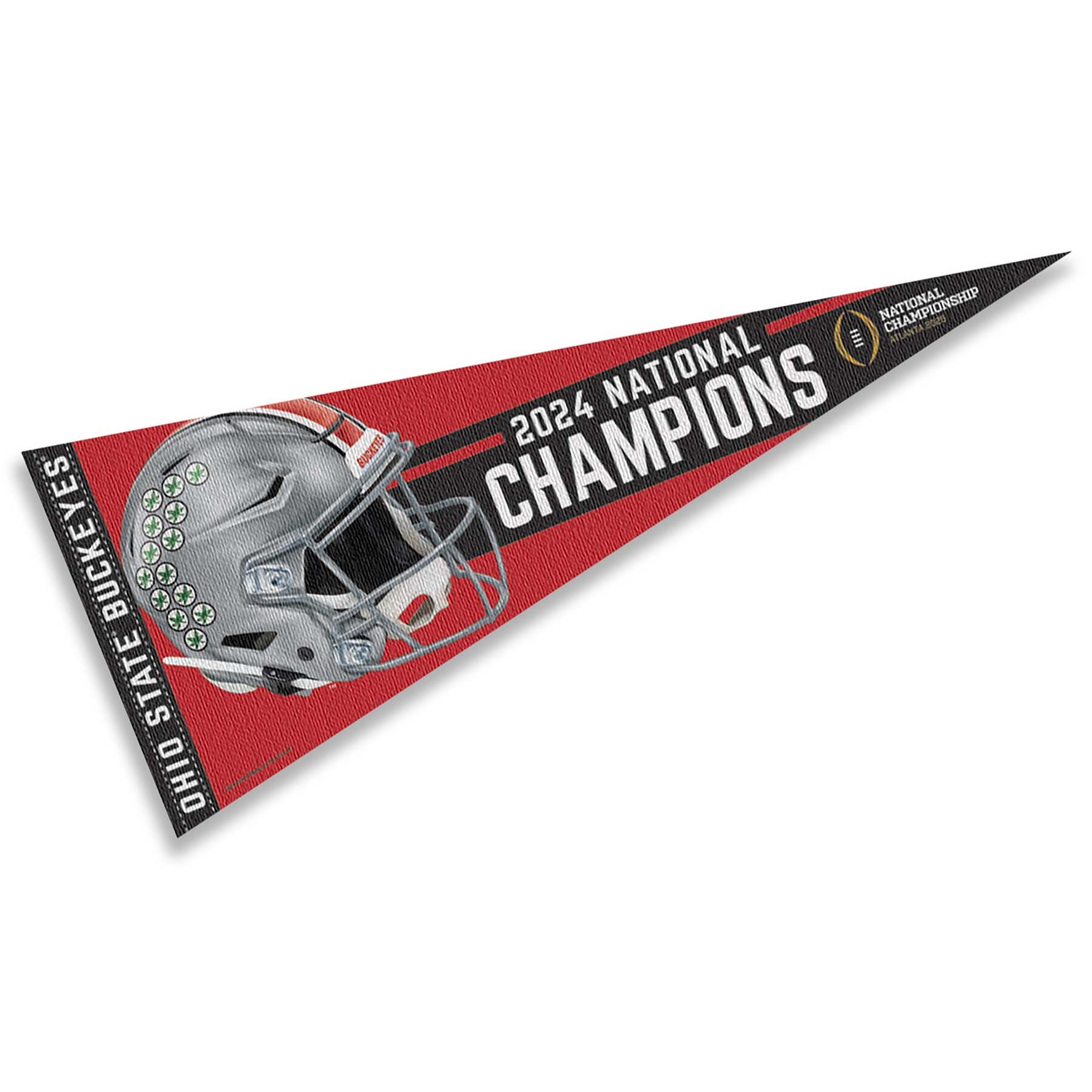 WinCraft Ohio State Buckeyes Pennant 2024 National Champions Banner