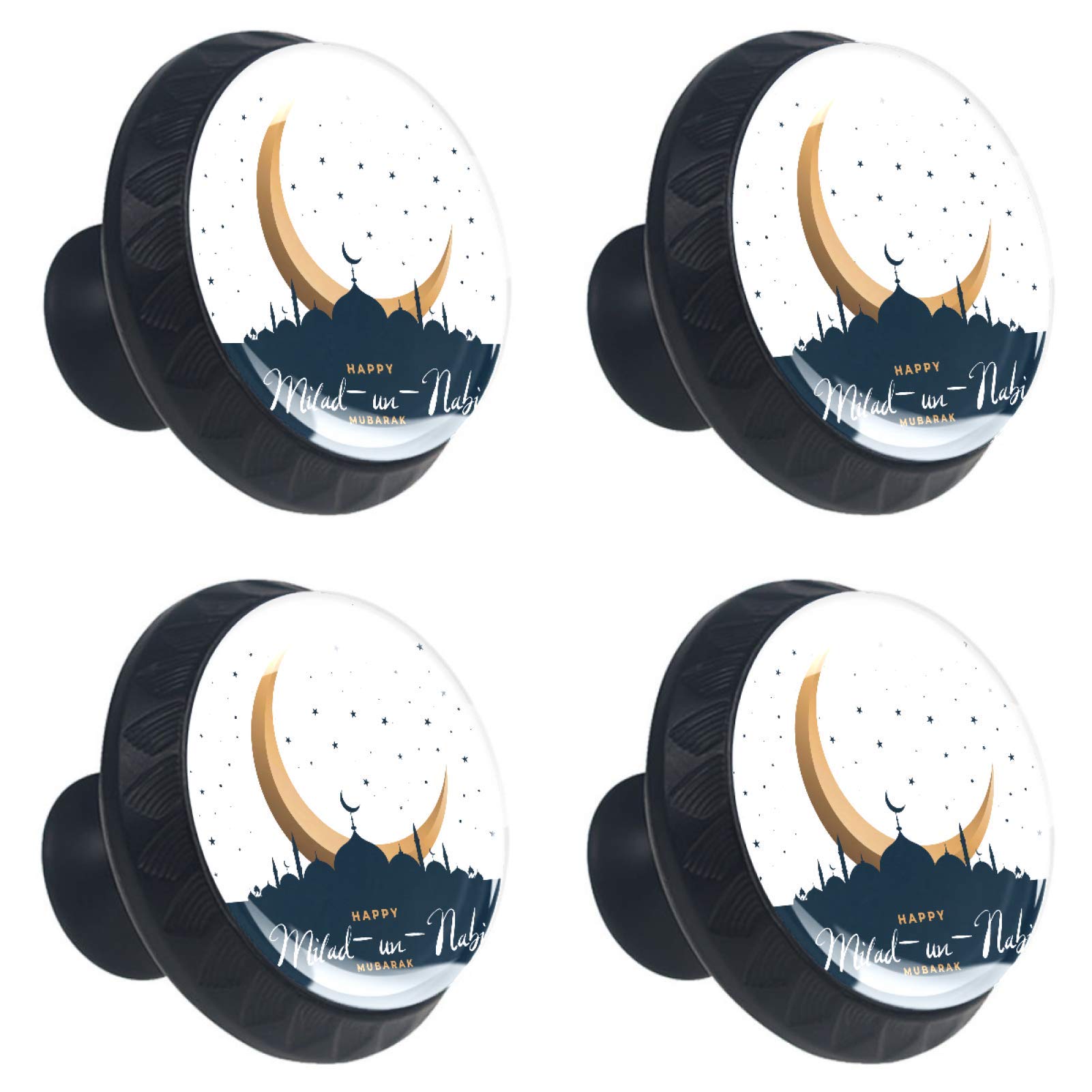 Boutons de tiroir en verre motif lune pour relooker la cuisine et le bureau