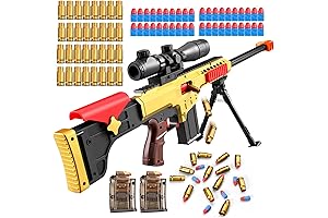 Sniper Excalibur Soft Bullet Toy Gun with Scope for Kids, Teens, and Adults