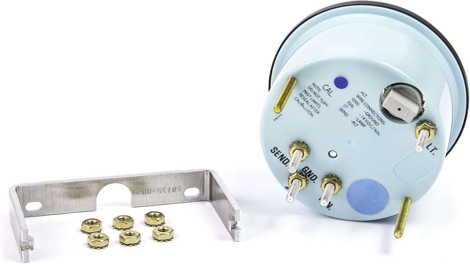 Sierra International 69044P 0-7000 RPM Dial Range Amega Domed Electric Tachometer for Force Engines, 3"