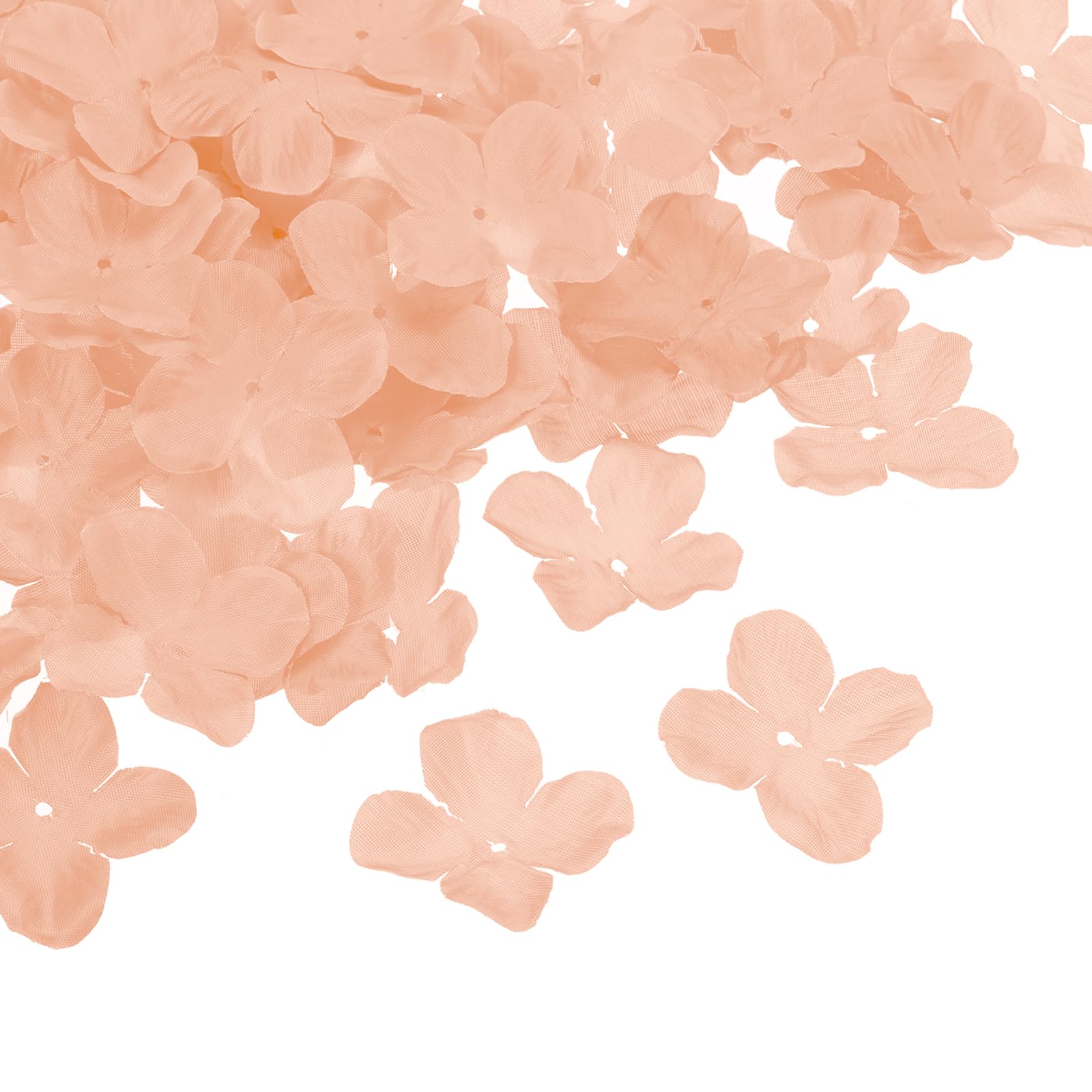 PATIKIL Artificial Flower Petals, 500Pcs Fake Flowers Silk Petal Decoration Supplies for Wedding Decor Bridal Party Event, Champagne — image 1