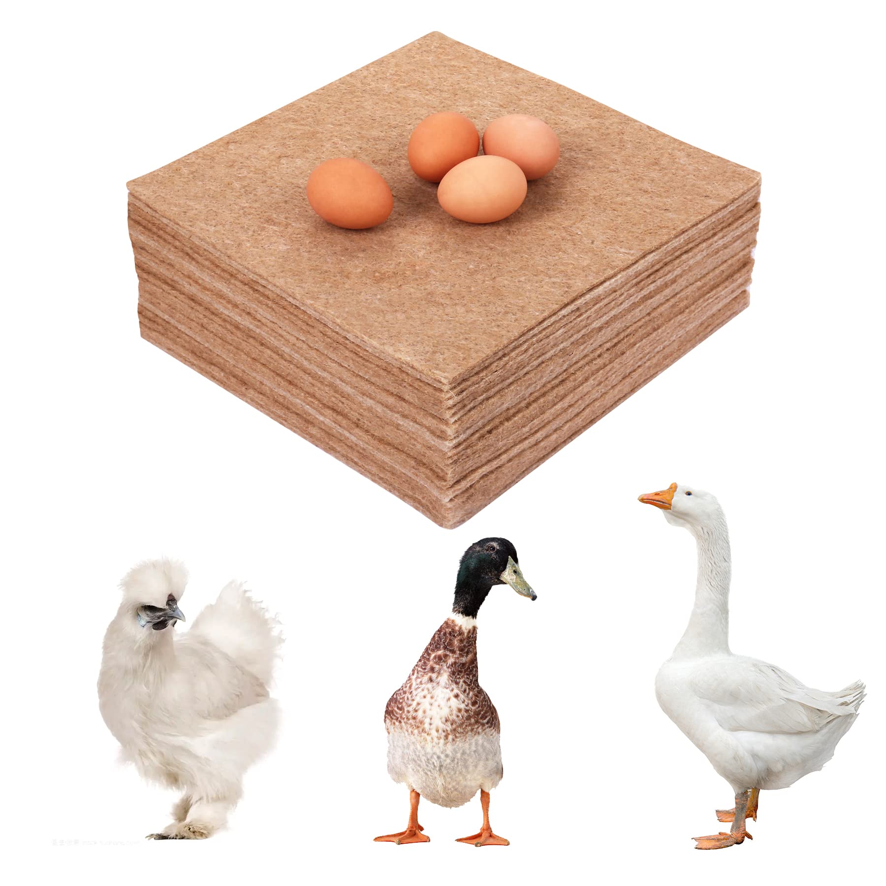 4 Tapis De Nid Pour Poulailler - Lavables, Imperméables, Avec Collecteur D'œufs - PVC - 5