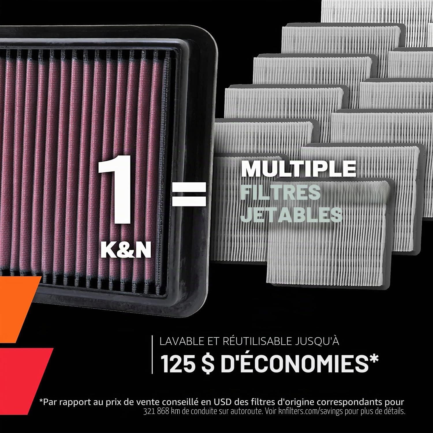 K&N 33-3057 Filtre à Air du Moteur: Haute Performance, Premium, Lavable, Filtre de Remplacement, Plus de Pouvoir, 2015-2019 (Megane, Scenic, Espace, Talisman, SAMSUNG SM6) | Compatible avec: MERCEDES-BENZ CITAN Kasten/Großraumlimousine, CITAN Tourer, RENA