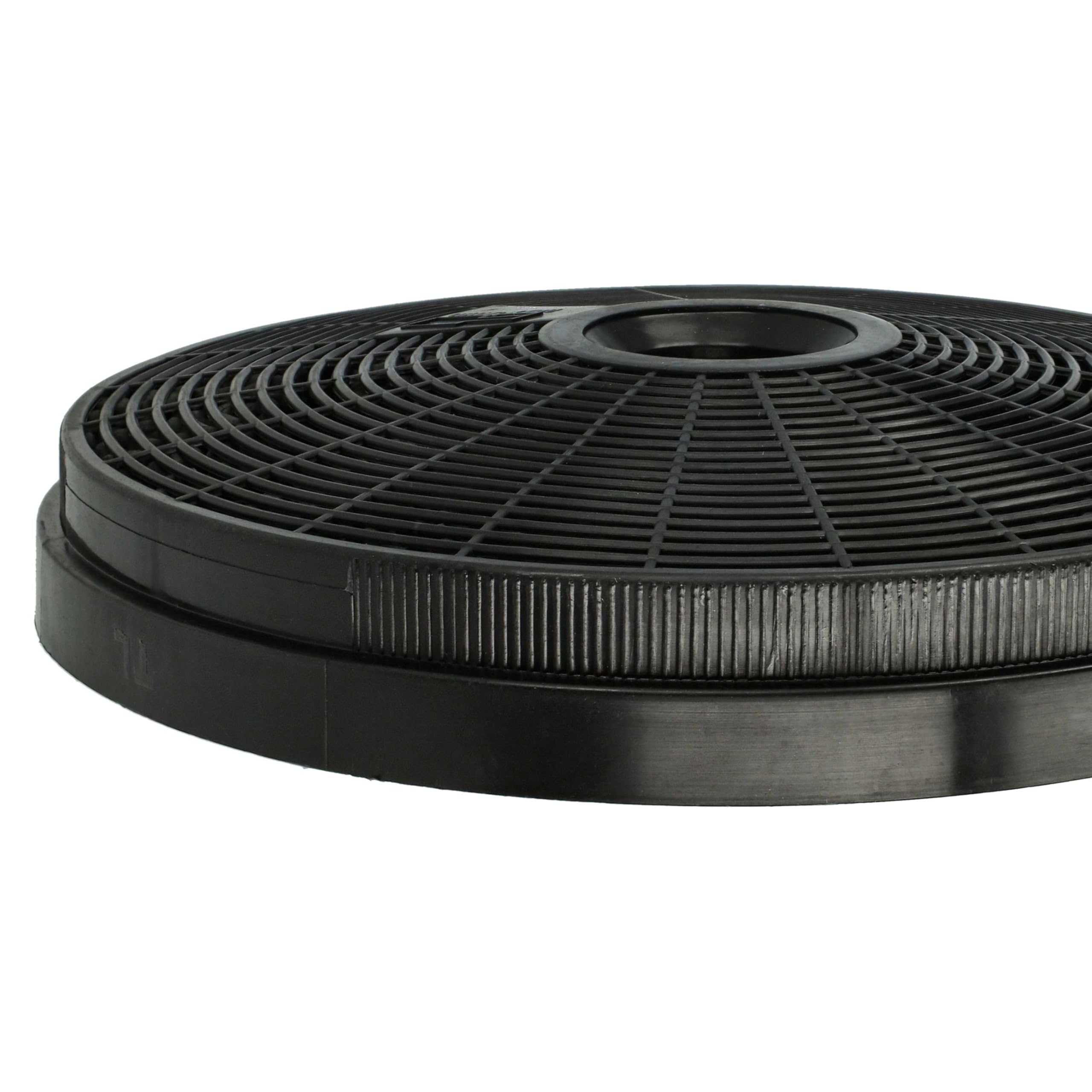 vhbw 4x Filtro a carboni attivi sostituisce Gorenje 127024 per cappe aspiranti - 20 cm