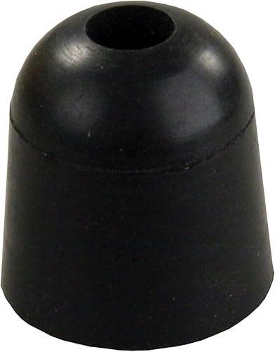 JR Products 11745 Black 1inch Rubber Bumper