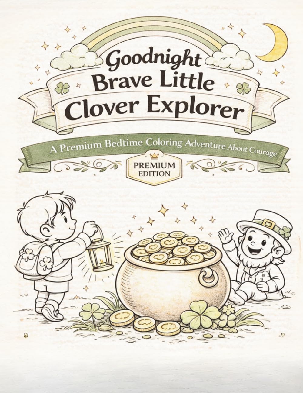 Goodnight Brave Little Clover Explorer: A magical bedtime coloring adventure (Little Dreamers, Explorer Series)