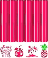 Vista 15 de Tintnut Vinilo HTV de Neón - 10 Hojas de 12 X 10 pulgadas Vinilo de Transferencia de Calor Neón Pastel Vinilo para Planchar para Camisetas Bricolaje