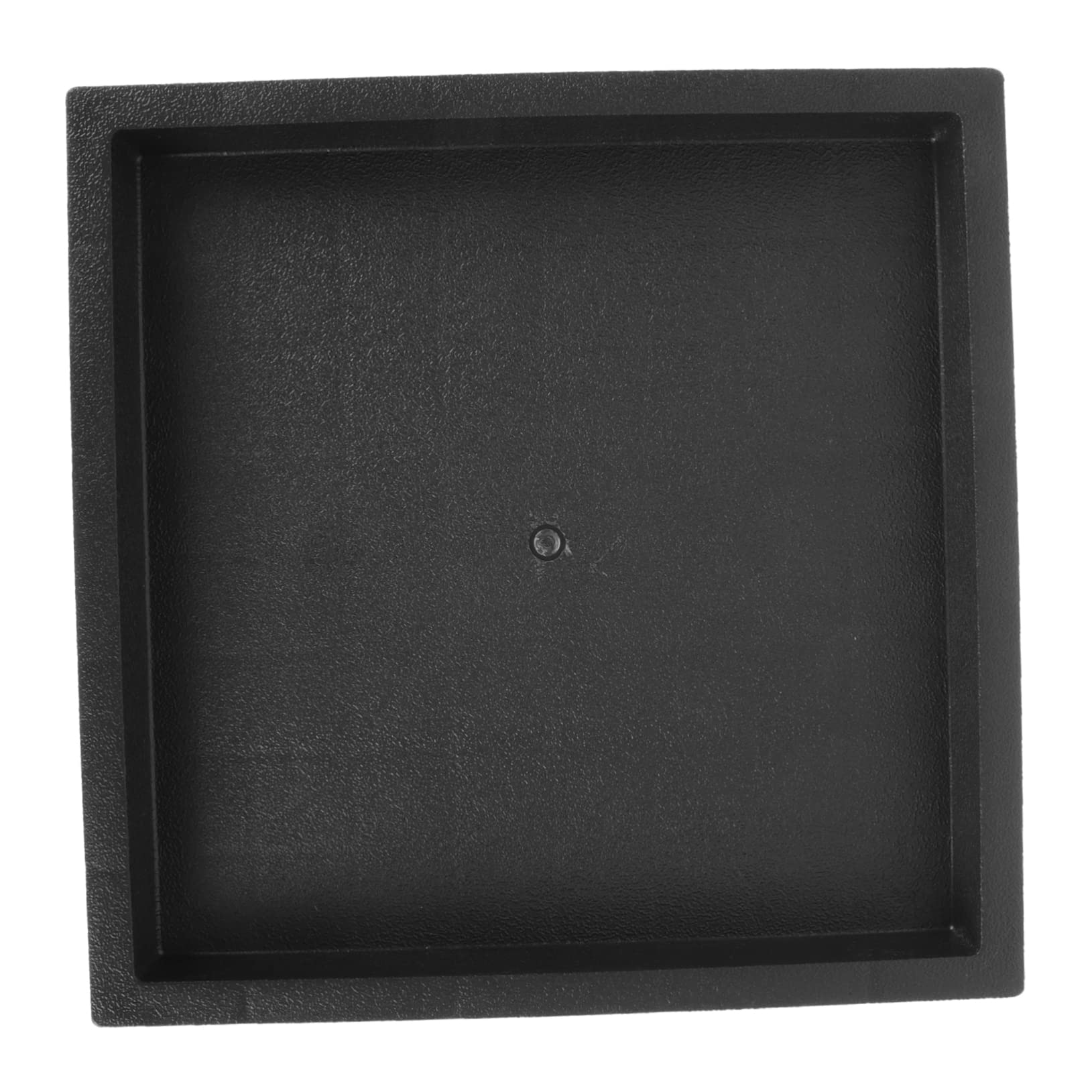 Holibanna Resin Square Flower Pot Tray Plant Pot Holder Wheels Universal Base Tray for Outdoor Plants