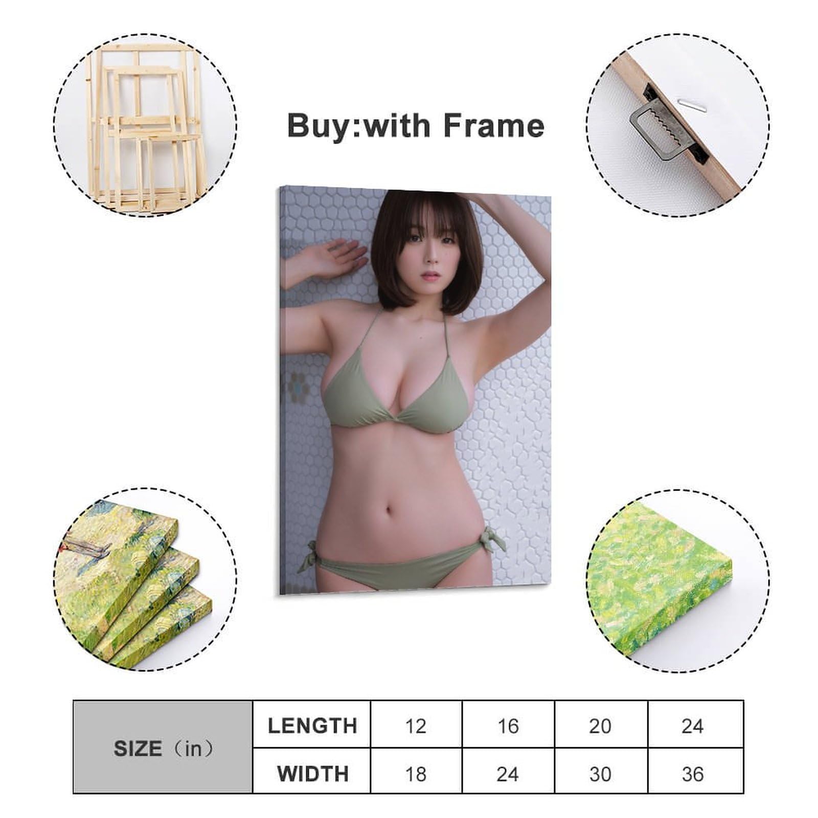 Amazon.co.jp: 篠崎愛装飾画篠崎愛写真篠崎愛ポスター キャンバス
