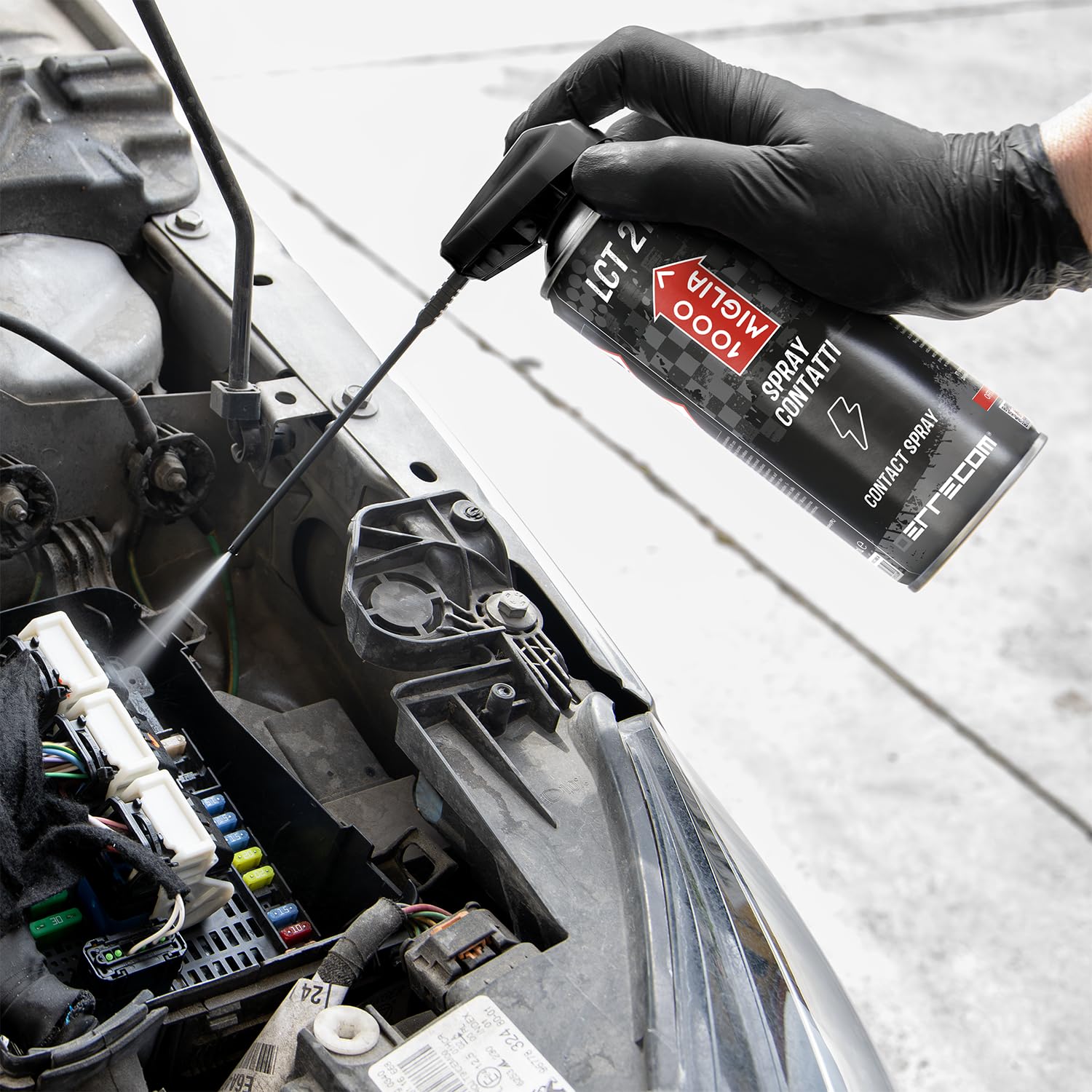 Errecom 1000 Miglia LCT 2101 Detergente Contatti Elettrici ed Elettronici, Bombola Aerosol 400 mL