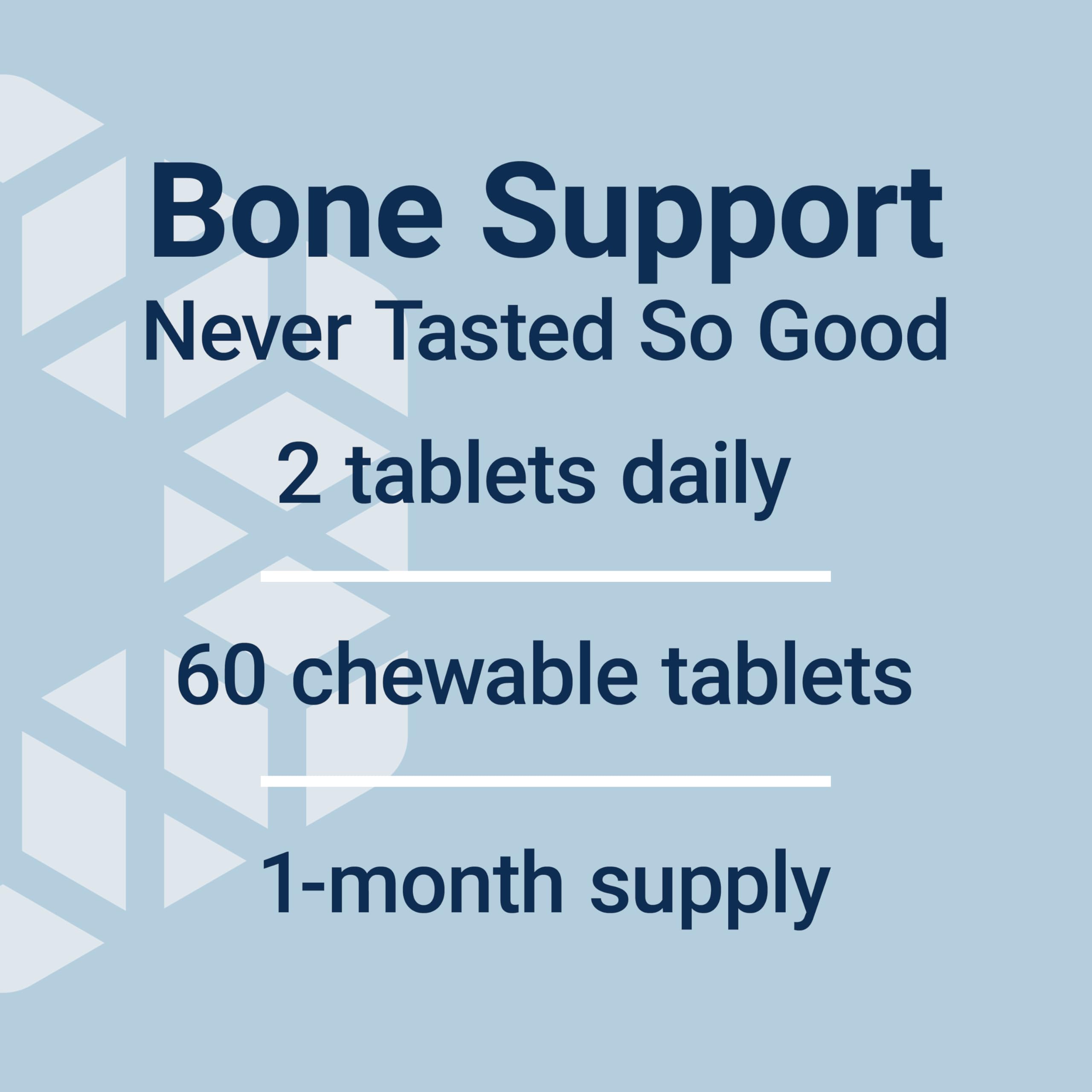 Life Extension Bone Restore Calcium Supplement Chewable Tablets, 60 Tablets — Amazon image 6
