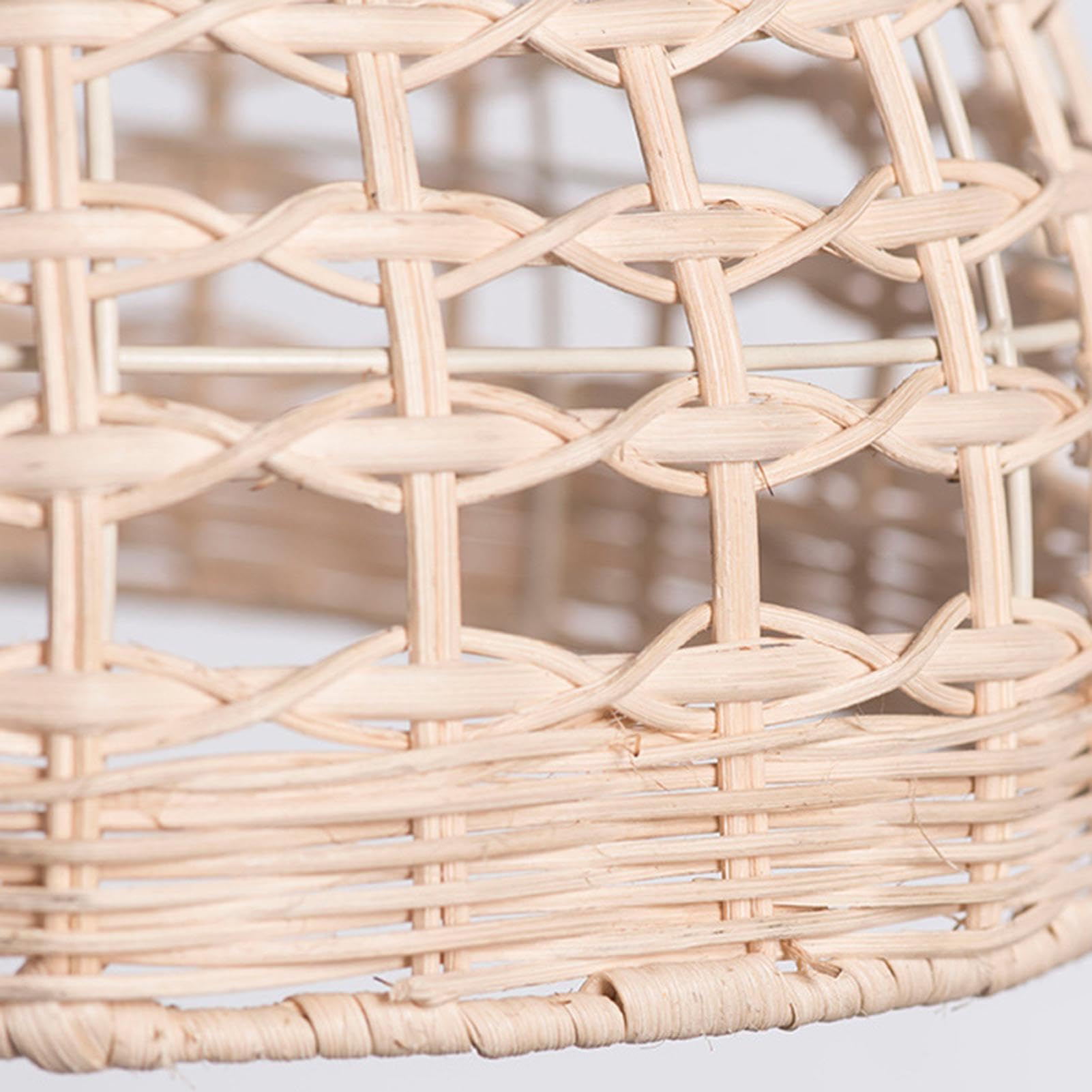 Paralume in rattan fatto a mano MENTAWAI / Lampada Boho a