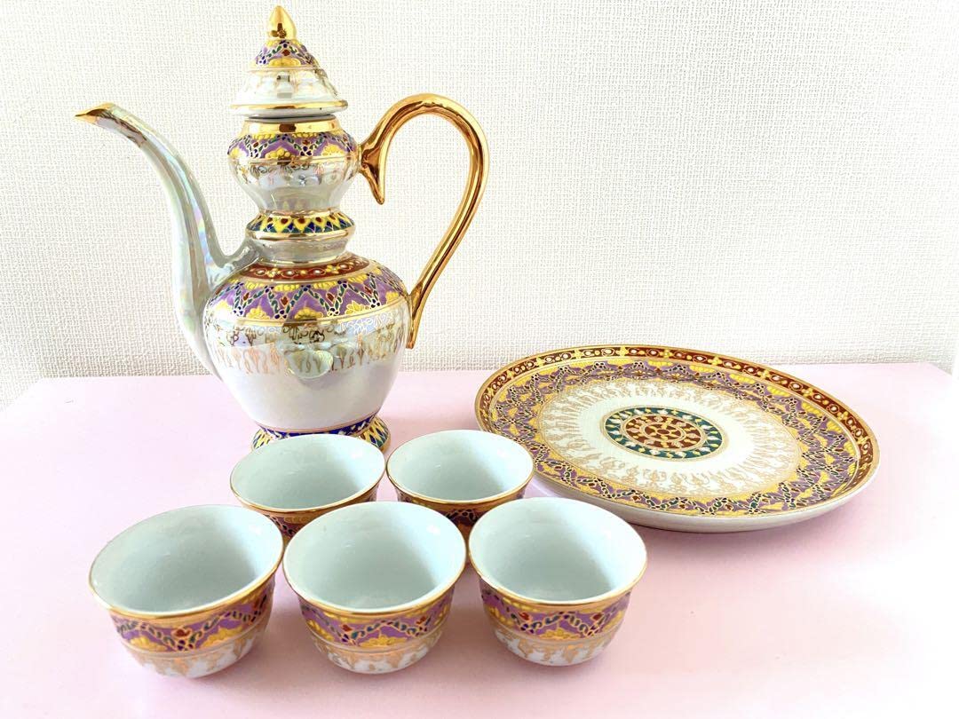 ベンジャロン焼 ティーセット | nalans.com