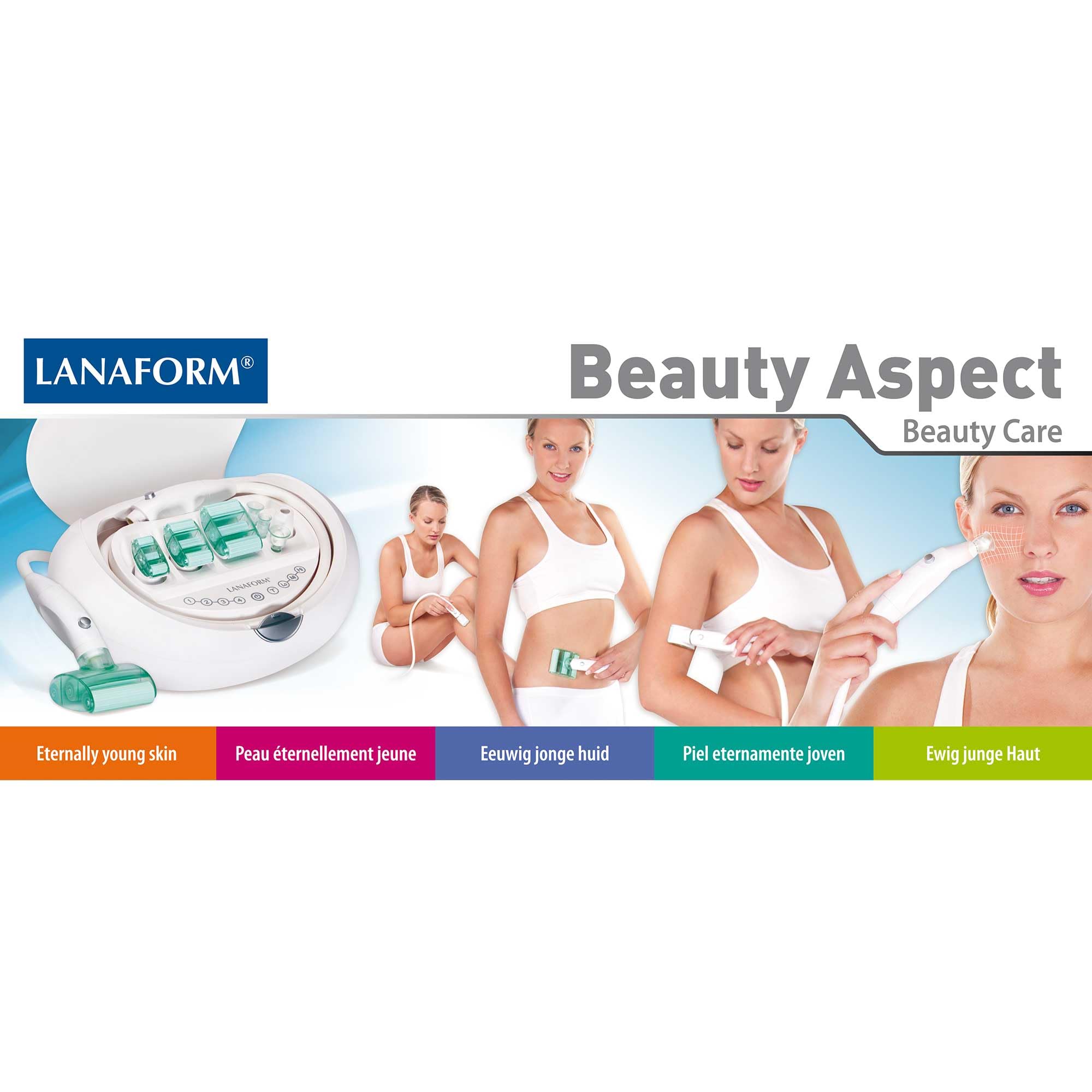 Beauty Aspect - Massaggiatore Anticellulite Vacuum - Massaggio Drenante Lift Roll - Trattamento Pelle A Buccia Corpo Viso - Stimolazione Profonda Tessuti - Programmi Intensità Regolabile – Gambe