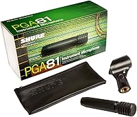 Vista 3 de Shure PGA81 Micrófono de condensador - con patrón de recogida cardioide, micrófono de instrumento de condensador, sin cable (PGA81-LC)