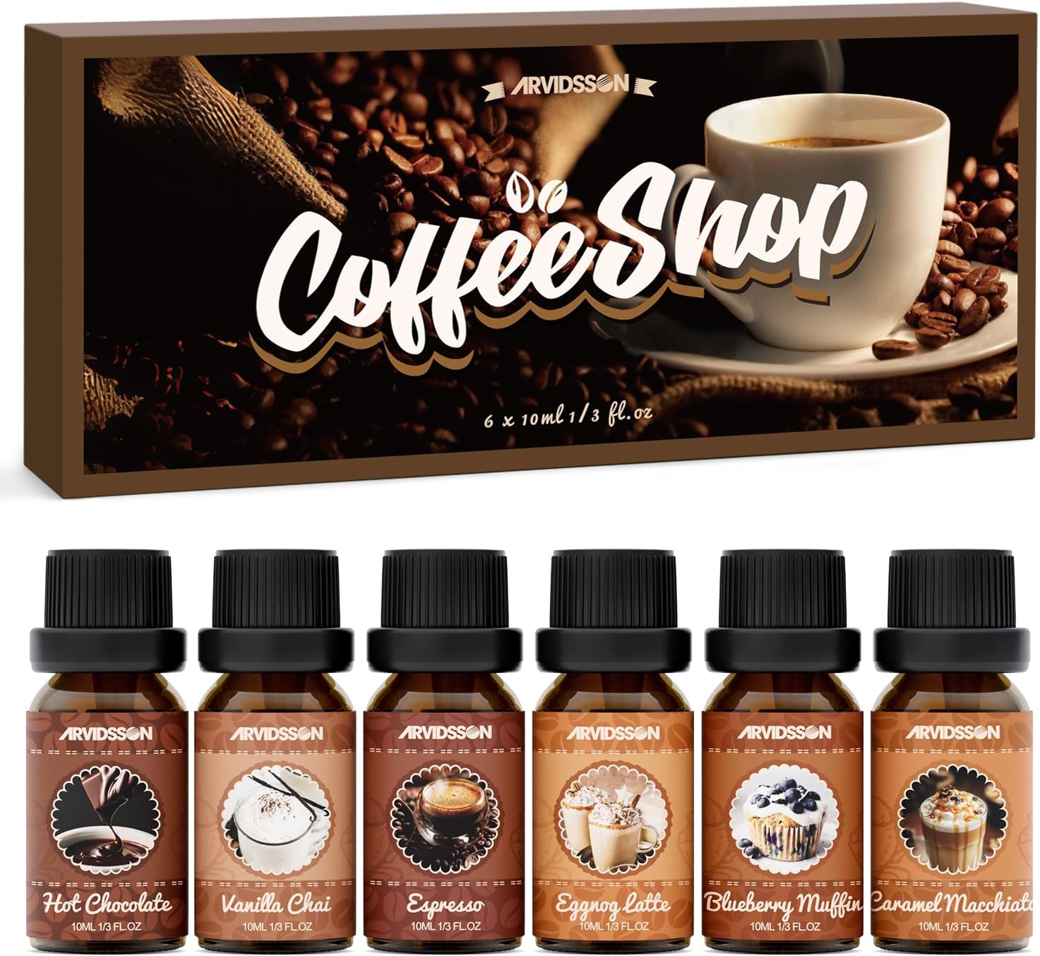 ARVIDSSON Coffee Fragrance Oils Set