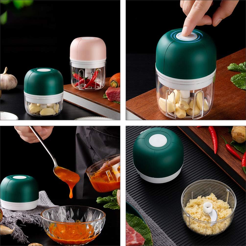 Garlic Roller Mincer Electric Mini Garlic Chopper Food Processor Safe for Machine