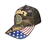 Army Baseball Caps Hats Military Apparel | Retired Veteran | 3D Embroidered | Adjustable