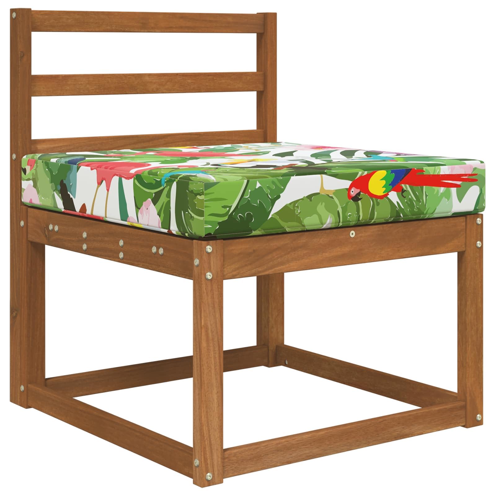 Coussin de canapé pour jardin et terrasse coloré 60 x 60 cm