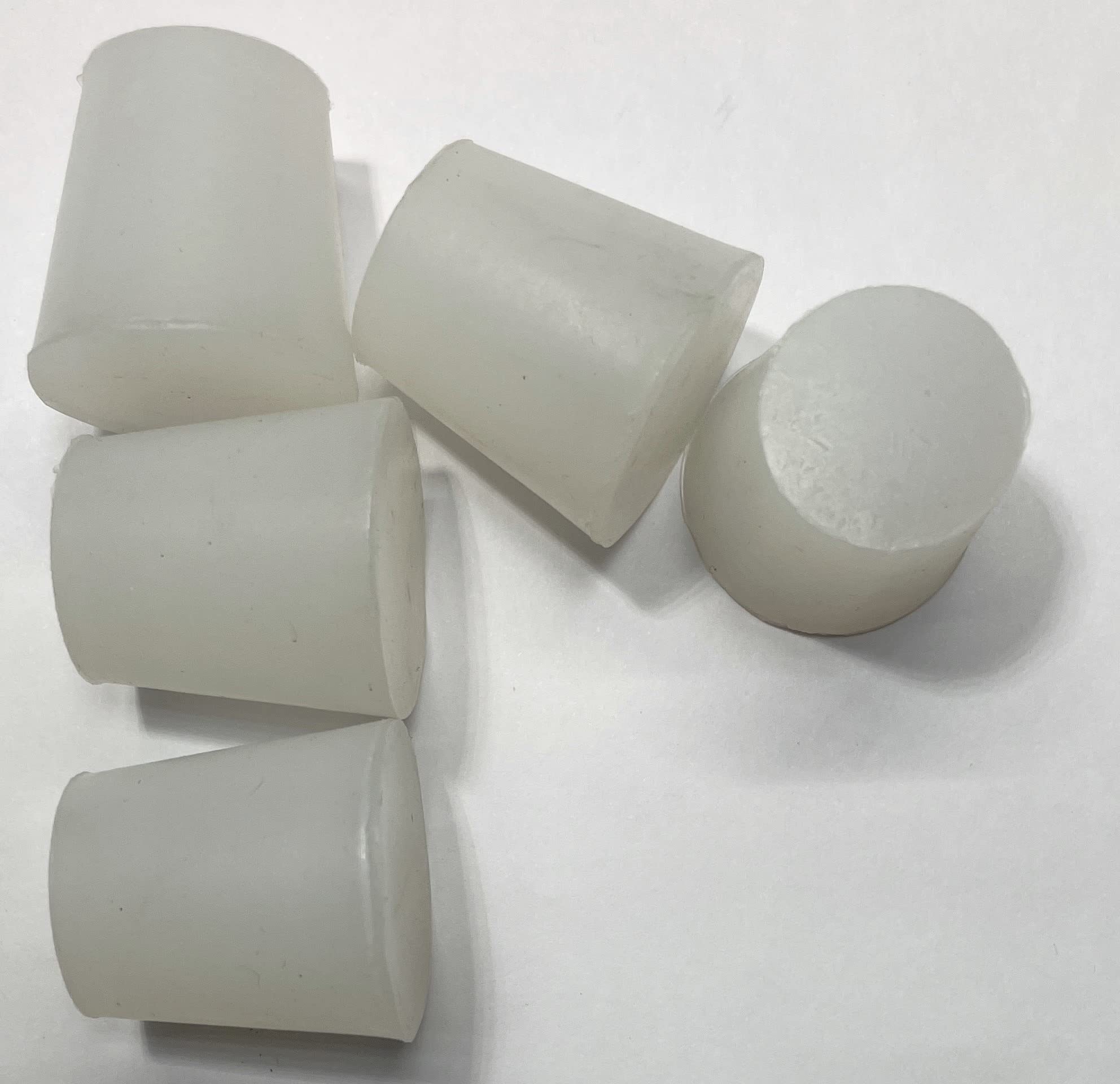 Protection Force #4 Stopper Plug for 7/8" 15/16" 21-24mm Hole (Pack of 10) Tube Bottle Openning 1-8 UNC 1-12 UNF M25 Thread Nut Paint Masking Reusable Rubber