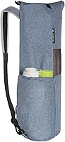 ExploreLand Oxford Yoga Mat Bag - Fits 1/2" Thick Mats, Breathable Mesh Window, Large Pockets & Adjustable Strap
