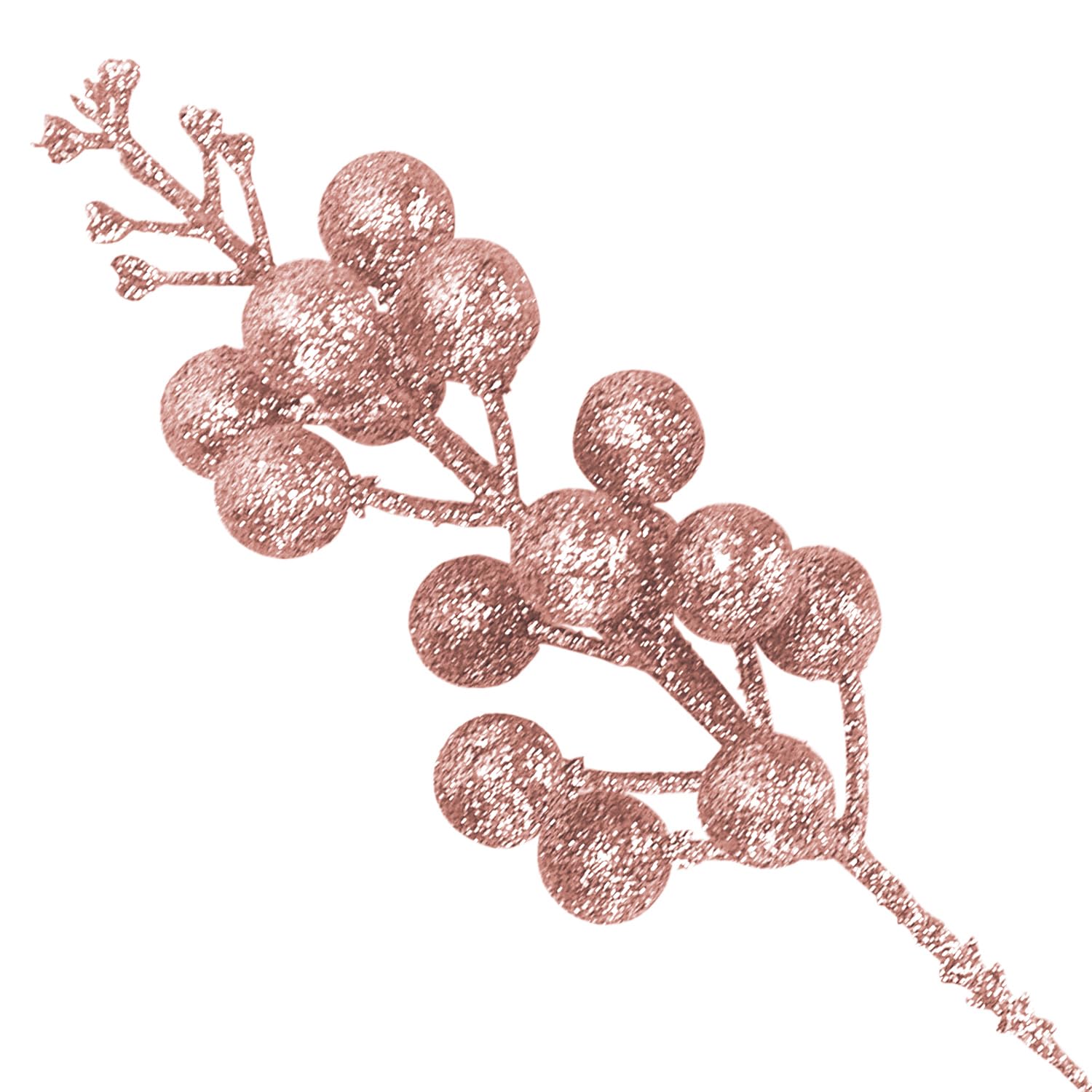Pack of 16 Christmas Glitter Berry Stem - Image 2
