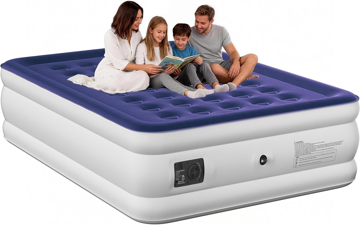 Queen Air Mattress with Built-in Pump