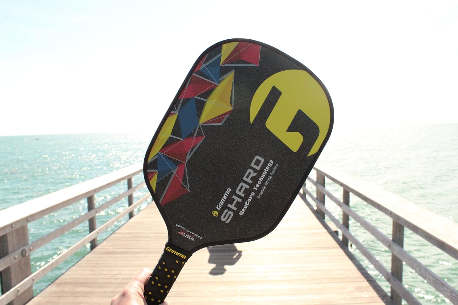 Gamma Made in The USA Pickleball Paddles, NeuCore & Sensa Polycore Technology, Textured Graphite, Honeycomb Grip, USAPA Approved, Additional Power & Control - Multiple Colors and Shapes - Image 3