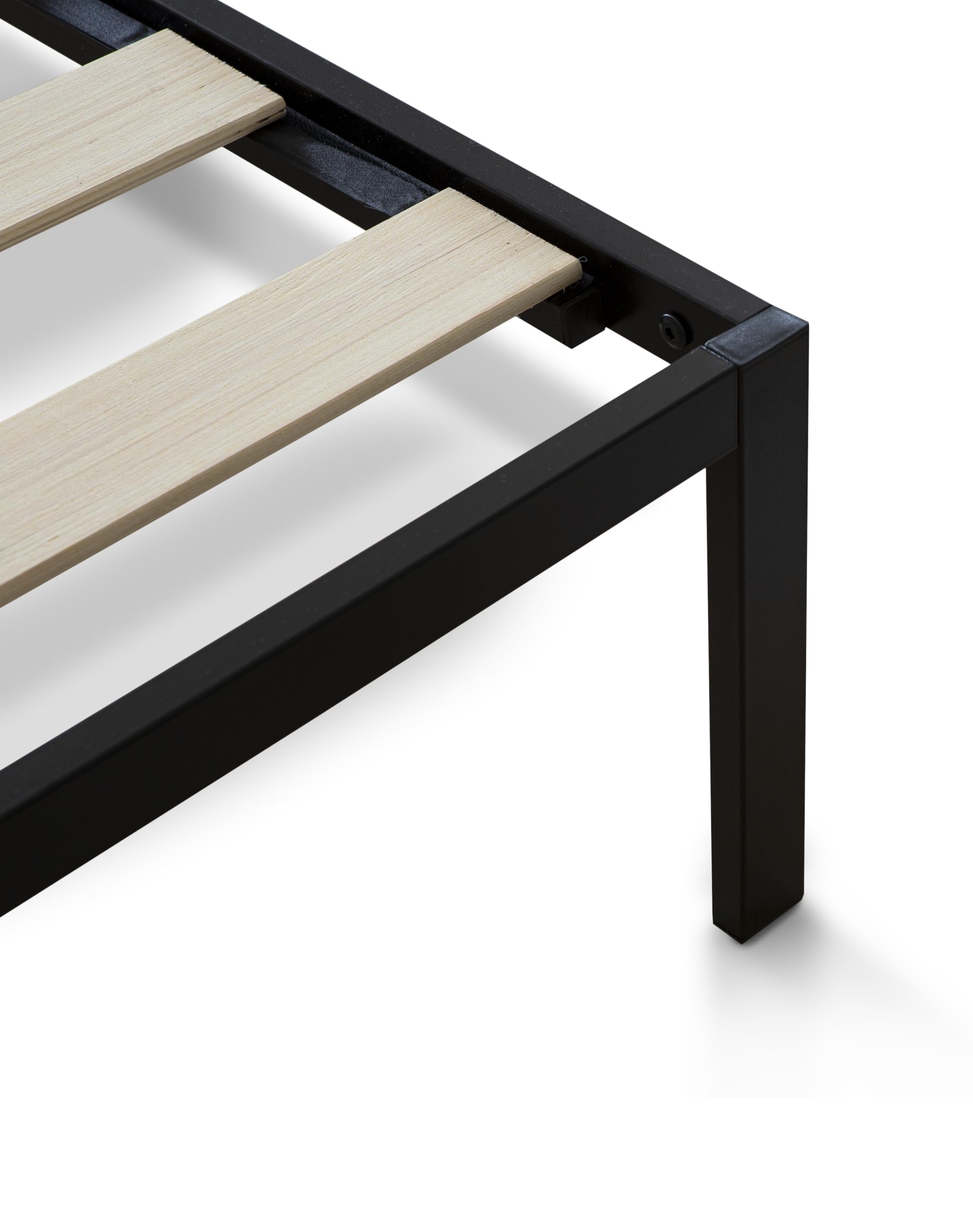 MUEBLIX.COM - Somier para Cama 150 x 190 cm Nebu, Somier con Patas 30,5 cm, Listones Peso Máximo de 180 kg, Cama Somier con Marco Metálico