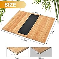 Vista 3 de Numola Bandeja de brazo de sofá, mesa de bandeja para reposabrazos de sofá, mesa ajustable y plegable para aperitivos, alimentos, bebidas, teléfono