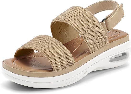 mysoft Womens Walking Sandals Comfortable Platform Summer Shoes